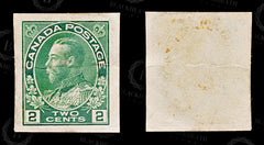 8679: Canada SG260 2c Green. Imperf. Part Gum 1924 Sc#137 Mi106B Mint MNG C£50, view 2