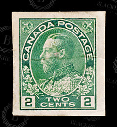 8679: Canada SG260 2c Green. Imperf. Part Gum 1924 Sc#137 Mi106B Mint MNG C£50, view 3