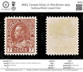 8683: Canada SG251 7c Red Brown 1924 Sc#114 Mi110 Used C£12
