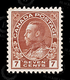 8683: Canada SG251 7c Red Brown 1924 Sc#114 Mi110 Used C£12, view 3