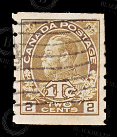 8684: Canada SG241 2+1c Brown 1916 Sc#MR7a Mi103ID Used C£13, view 3