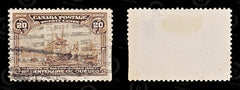 8687: Canada SG195 20c Brown. Faults 1908 Sc#103 Mi91 Used C£130, view 2