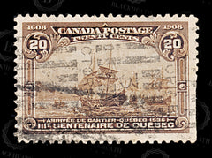8687: Canada SG195 20c Brown. Faults 1908 Sc#103 Mi91 Used C£130, view 3