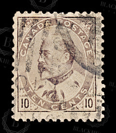 8689: Canada SG182 10c Brown lilac 1903 Sc#93 Mi81a Used C£28, view 3