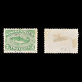 8693: Newfoundland SG46 2c Yellow green 1882 Sc#46 Mi32a Used C£32