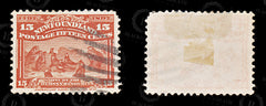 8695: Newfoundland SG75 15c Scarlet 1897 Sc#70 Mi53 Used C£27, view 2