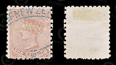 8697: New Zealand SG226 1s Red Brown 1891 Mi60D Used C£16, view 2