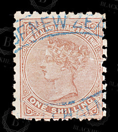 8697: New Zealand SG226 1s Red Brown 1891 Mi60D Used C£16, view 3
