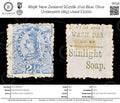 8698: New Zealand SG218k 2½d Blue. Olive Underprint 1893 Used C£200