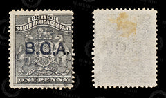 8700: British Central Africa SG1 1d Black 1891 Sc#1 Mi1 Used C£13, view 2