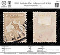 8707: Australia SG41 2s Brown 1916 Sc#52 Mi48XIIa Used C£14