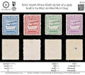 8710: South Africa SG26-29 Set of 4 1925 Sc#C1-C4 Mi17-20 Mint MLH C£45
