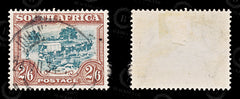 8715: South Africa SG37 (E) 2'6s Green & Brown 1927 Sc#30a Mi37A Used C£17, view 2