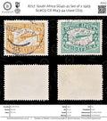 8717: South Africa SG40-41 Set of 2 1929 Sc#C5-C6 Mi43-44 Used C£15