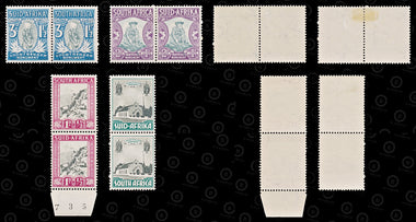 8718: South Africa SG50-53 Set of 4 1936 Sc#B1-B4 Mi67-68-73-74 Mint MLH C£17, image 2