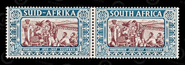 8720: South Africa SG76-79 Set of 4 1938 Sc#B5-B8 Mi119-120-125-126 Mint MVLH C£80, image 13