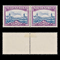 8723: South Africa SG107 2*2d Deep red violet & Slate 1945 Mi173a-174a Mint MLH C£26