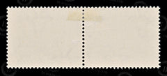 8723: South Africa SG107 2*2d Deep red violet & Slate 1945 Mi173a-174a Mint MLH C£26, view 4
