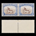 8726: South Africa SG120 2*1s Brown & Chalky blue 1950 Mi199-200 Mint MLH C£11