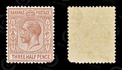 8730: Bahamas SG117 1½d Red Brown 1934 Sc#73 Mi76 Mint MH C£13, view 2