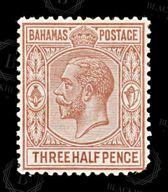 8730: Bahamas SG117 1½d Red Brown 1934 Sc#73 Mi76 Mint MH C£13, view 3