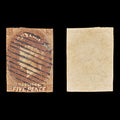 8735: Ceylon SG5 5d Brown 1857 Sc#6 Mi5y Used C£150