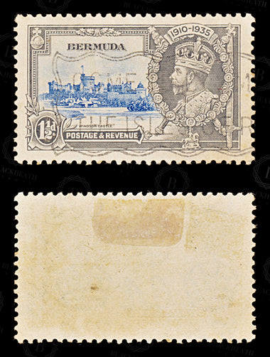 8742: Bermuda SG94-97 Jubilee Set of 4 1935 Sc#100-103 Mi85-88 Used C£50, image 3