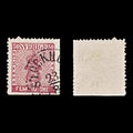 8743: Sweden SG11a 50ore Carmine rose 1865 Sc#12 Mi12a Filler C£110