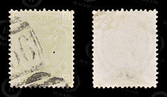 8745: GB SG153PL16 4d Sage green 1877 Sc#70PL16 Mi48PL16 Used C£300, view 2