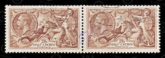 8753: GB SG450 2s6d Brown. Pair. Pefin 1934 Sc#222 Mi186a Used C£80, view 3