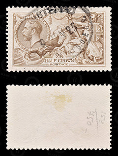 8754: GB SG415a 2s6d Pale brown 1918 Sc#179 Mi141IIId Used C£85, view 2