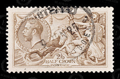 8754: GB SG415a 2s6d Pale brown 1918 Sc#179 Mi141IIId Used C£85, view 3