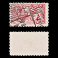 8757: GB SG416 5s Bright rose carmine & Medium carmine red 1919 Sc#180 Mi142IIIc Used C£135
