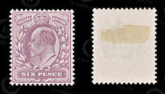 8759: GB SG295 6d Purple 1911 Sc#135e Mi111IIIwa Mint MH C£50, view 2