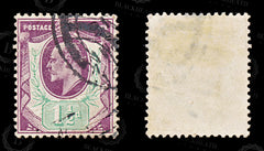 8762: GB SG289 1½d. Broken Tablet 1912 Mi105IIId Used C£200, view 2