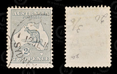 8768: Australia SG24 2d Grey 1915 Sc#38 Mi21IX Used C£12, view 2