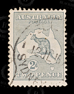 8768: Australia SG24 2d Grey 1915 Sc#38 Mi21IX Used C£12, view 3