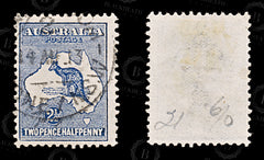 8769: Australia SG25 2½d Indigo 1915 Sc#39 Mi22IIX Used C£32, view 2