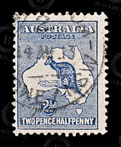 8769: Australia SG25 2½d Indigo 1915 Sc#39 Mi22IIX Used C£32, view 3