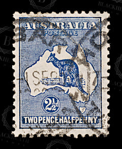 8770: Australia SG36 2½d Deep blue 1917 Sc#46 Mi42XII Used C£10, view 3