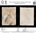 8772: Australia SG41 2s Brown 1916 Sc#52 Mi48XIIa Used C£14