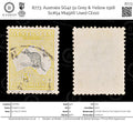 8773: Australia SG42 5s Grey & Yellow 1918 Sc#54 Mi49XII Used C£110
