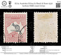 8774: Australia SG114 £2 Black & Rose 1930 Sc#102 Mi88 Used C£750
