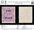 8776: Australia SG120 5d Violet 1930 Sc#107 Mi94 Used C£17