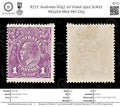 8777: Australia SG57 1d Violet 1922 Sc#22 Mi31XA Mint MH C£9