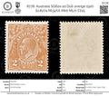 8778: Australia SG62a 2d Dull orange 1920 Sc#27a Mi34XA Mint MLH C£15