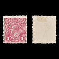 8781: Australia SG21c 1d Carmine red 1914 Mint MH C£13