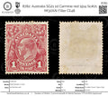 8782: Australia SG21 1d Carmine red 1914 Sc#21 Mi30XAI Filler C£48