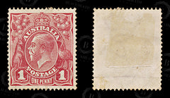 8782: Australia SG21 1d Carmine red 1914 Sc#21 Mi30XAI Filler C£48, view 2