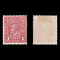 8783: Australia SG21c 1d Carmine red 1914 Mint MH C£13